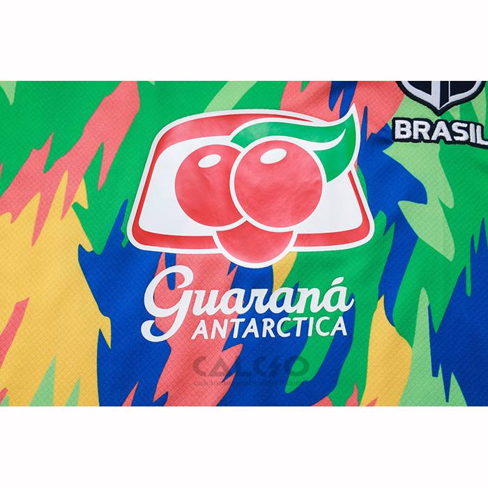 Tuta da Track Brasile Manica Corta 2025-2026 Camuflaje - Pantaloncini